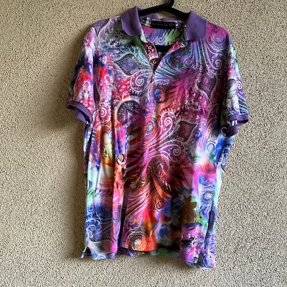 Etro Other - ETRO PRINTED COTTON POLO SHIRT XL